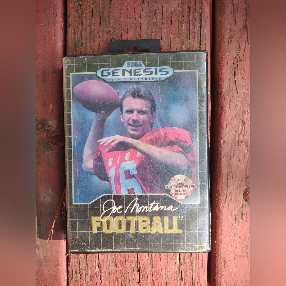 Joe Montana Football (Sega Genesis, 1991)  Authentic Game No Manual